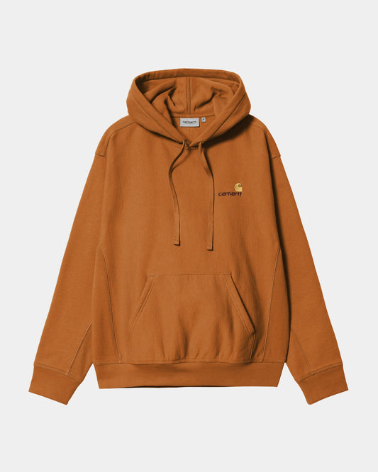 Hooded American Script Sweatshirt | Sienna