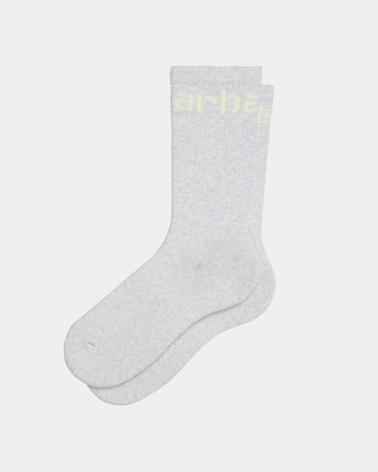 Socks | Ash Heather / Air Green