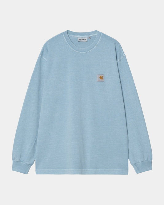 Nelson Long Sleeve T-Shirt | Clay Blue