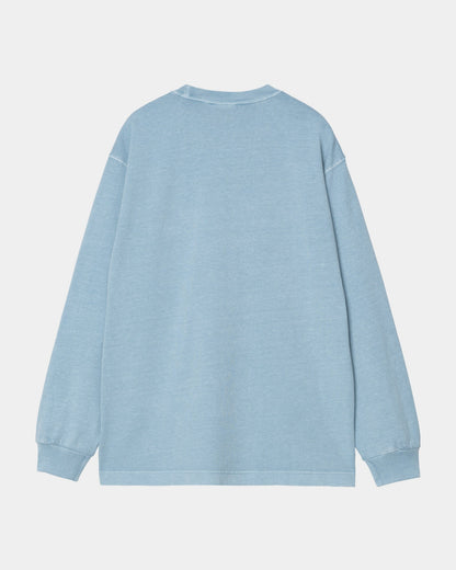 Nelson Long Sleeve T-Shirt | Clay Blue