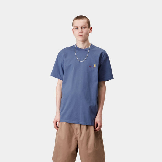 American Script T-Shirt | Blue Iris
