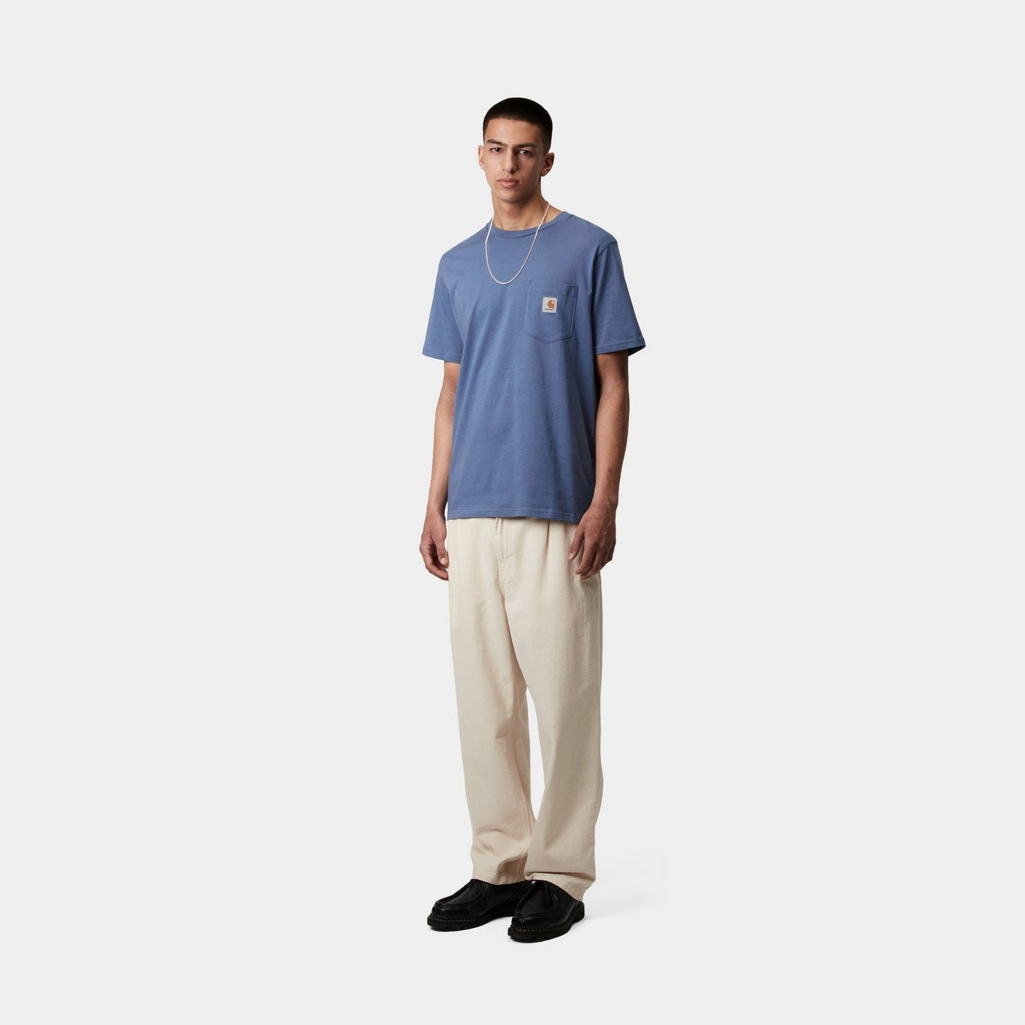 Pocket T-Shirt | Blue Iris