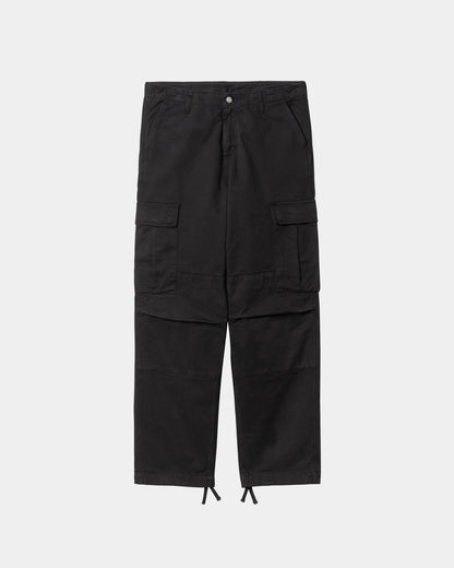 Regular Cargo Pant - Garment Dyed Twill | Black