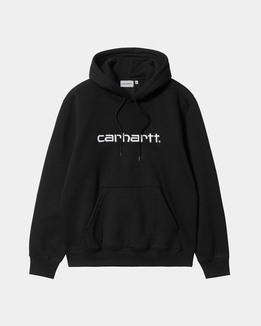 Hooded Sweatshirt | Black / White
