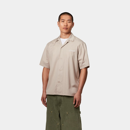 Delray Shirt | Fleur de Sel / White