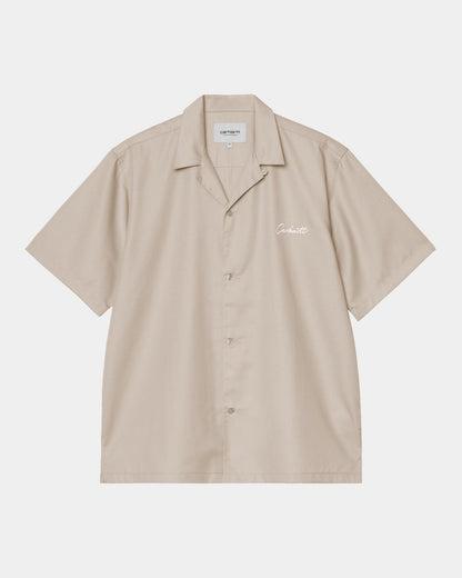 Delray Shirt | Fleur de Sel / White