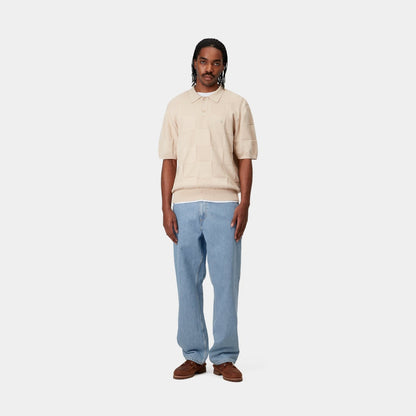 Single Knee Pant - Denim | Blue (stone bleached)
