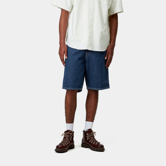 Single Knee Short - Denim | Blue (stone washed)