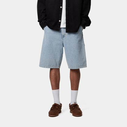 Single Knee Short - Denim | Blue (heavy stone bleached)