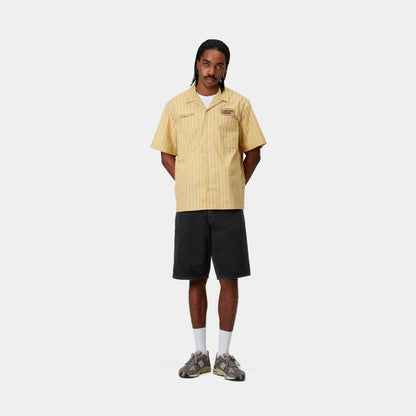 Single Knee Short - Denim | Black (stone washed)