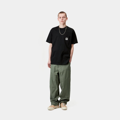 Pocket Heart T-Shirt | Black / Black