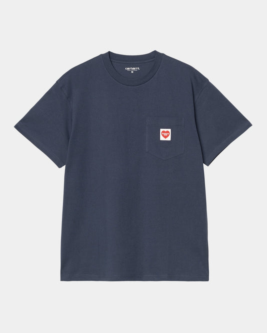 Pocket Heart T-Shirt | Blue