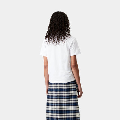 Women's Pocket Heart T-Shirt | White / Red