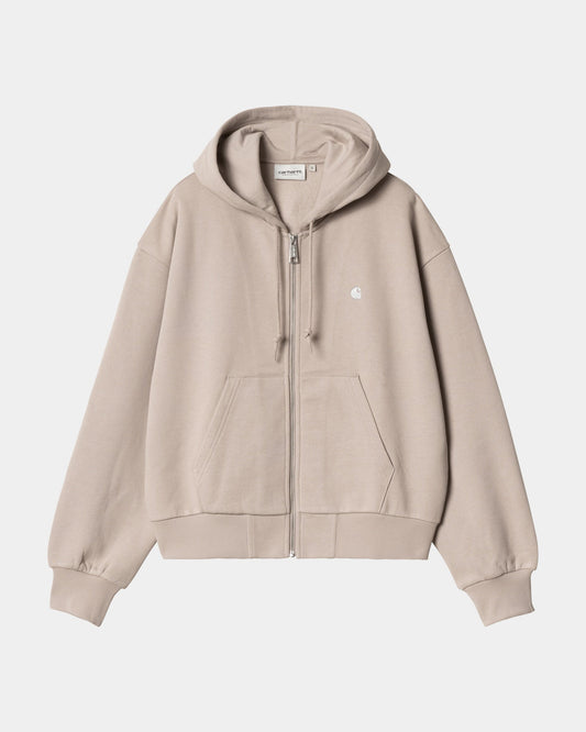 Women's Hooded Casey Jacket | Dusky Beige / Silver