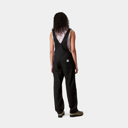 Women's Bib Overall Straight | Black