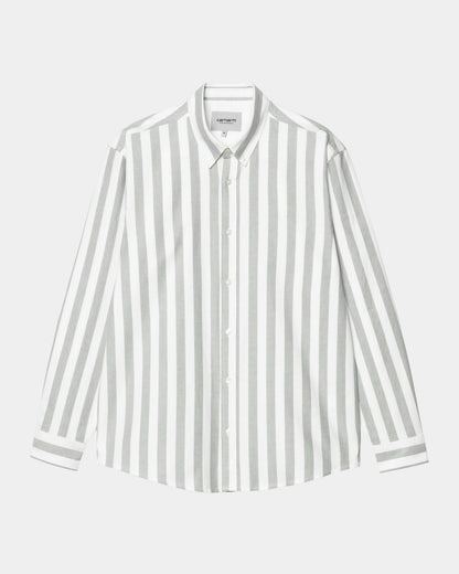 Dillion Stripe Shirt | Park / White