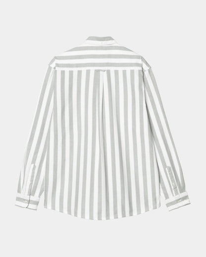 Dillion Stripe Shirt | Park / White