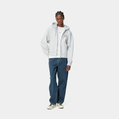 Women's Hooded American Script Jacket | Ash Heather