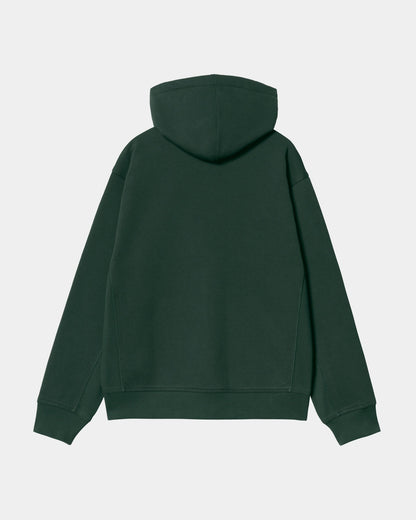 Hooded American Script Jacket | Conifer