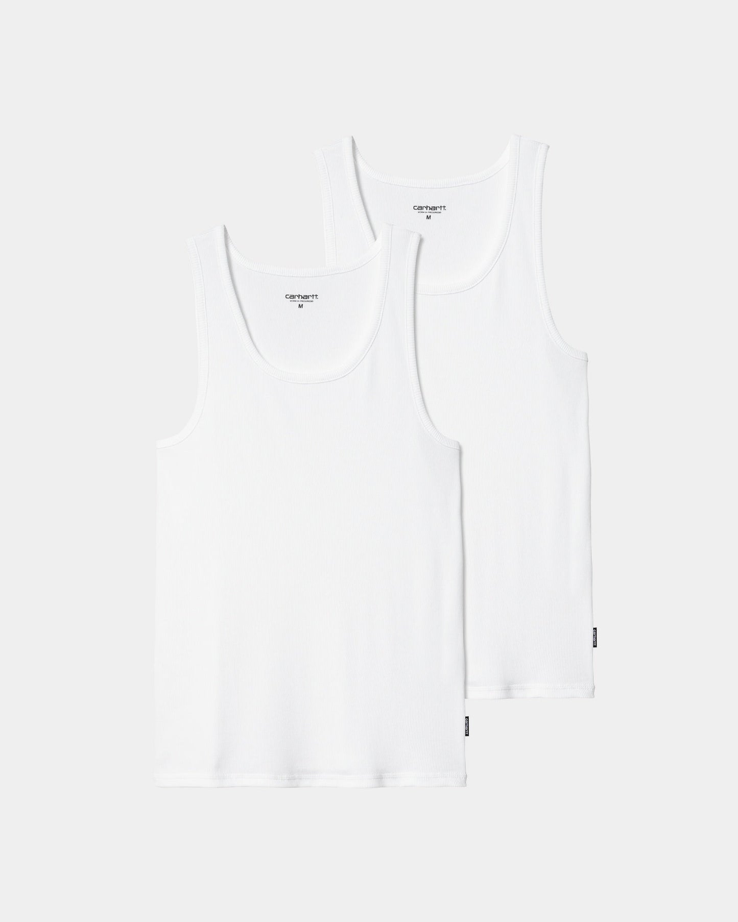 A-Shirt (2 Pack) | White + White
