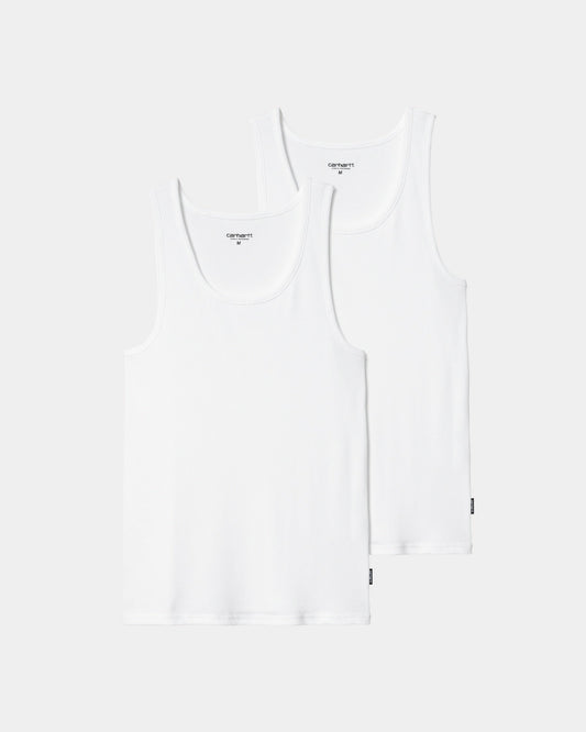 A-Shirt (2 Pack) | White + White
