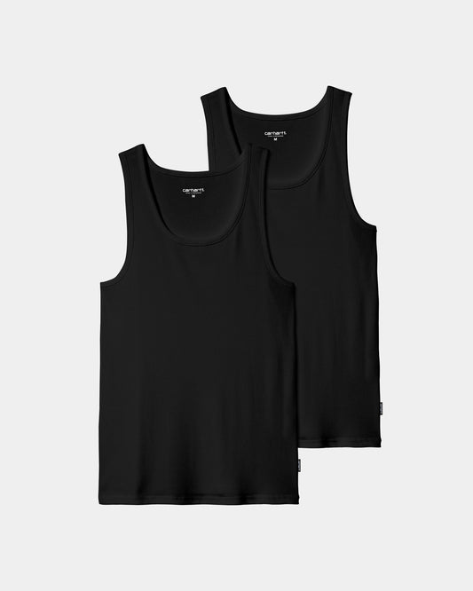 A-Shirt (2 Pack) | Black + Black