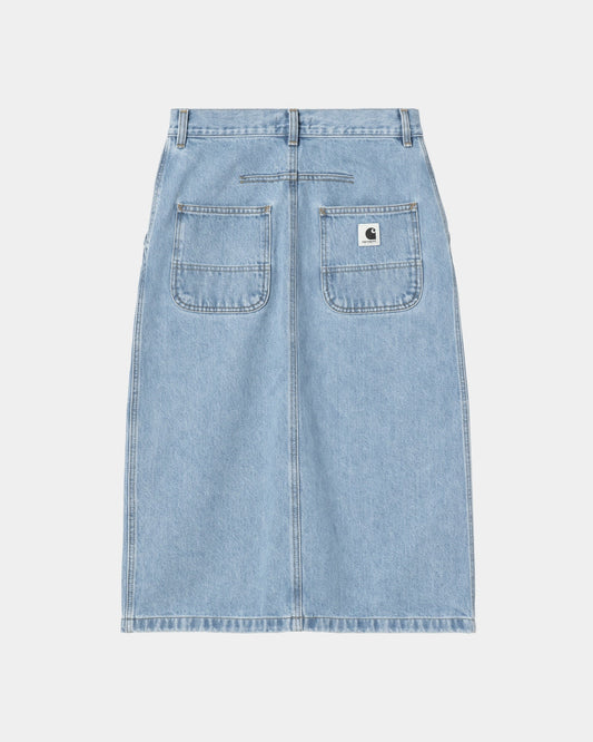 Colby Skirt | Blue (stone bleached)
