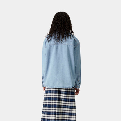 Alta Shirt Jacket | Blue (stone bleached)