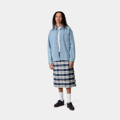 Alta Shirt Jacket | Blue (stone bleached)