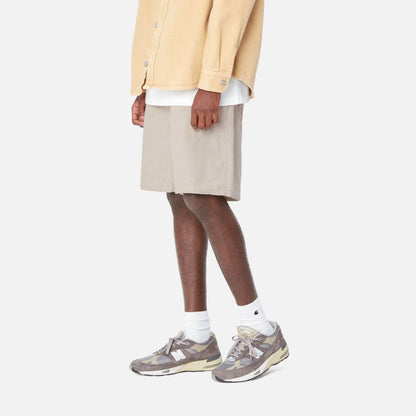 Walter Linen Single Knee Short | Natural