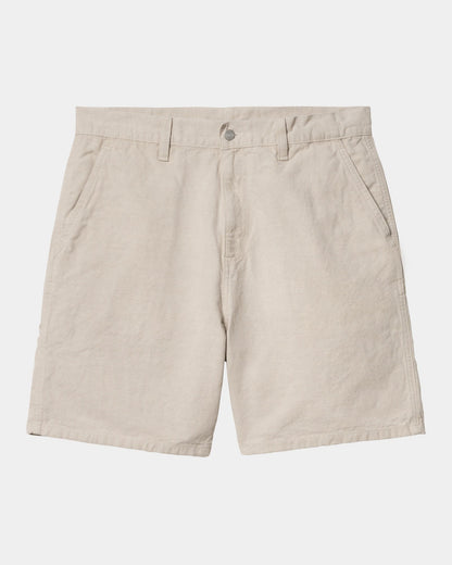 Walter Linen Single Knee Short | Natural