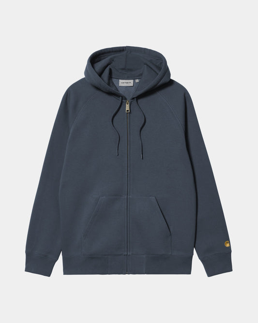 Hooded Chase Jacket | Dusky Blue