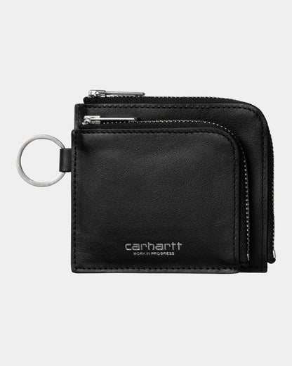 Double Vegas Zip Wallet | Black / Silver