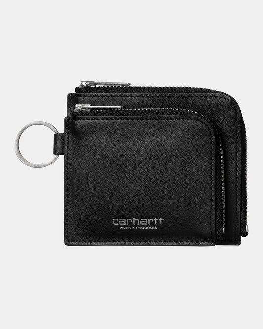 Double Vegas Zip Wallet | Black / Silver