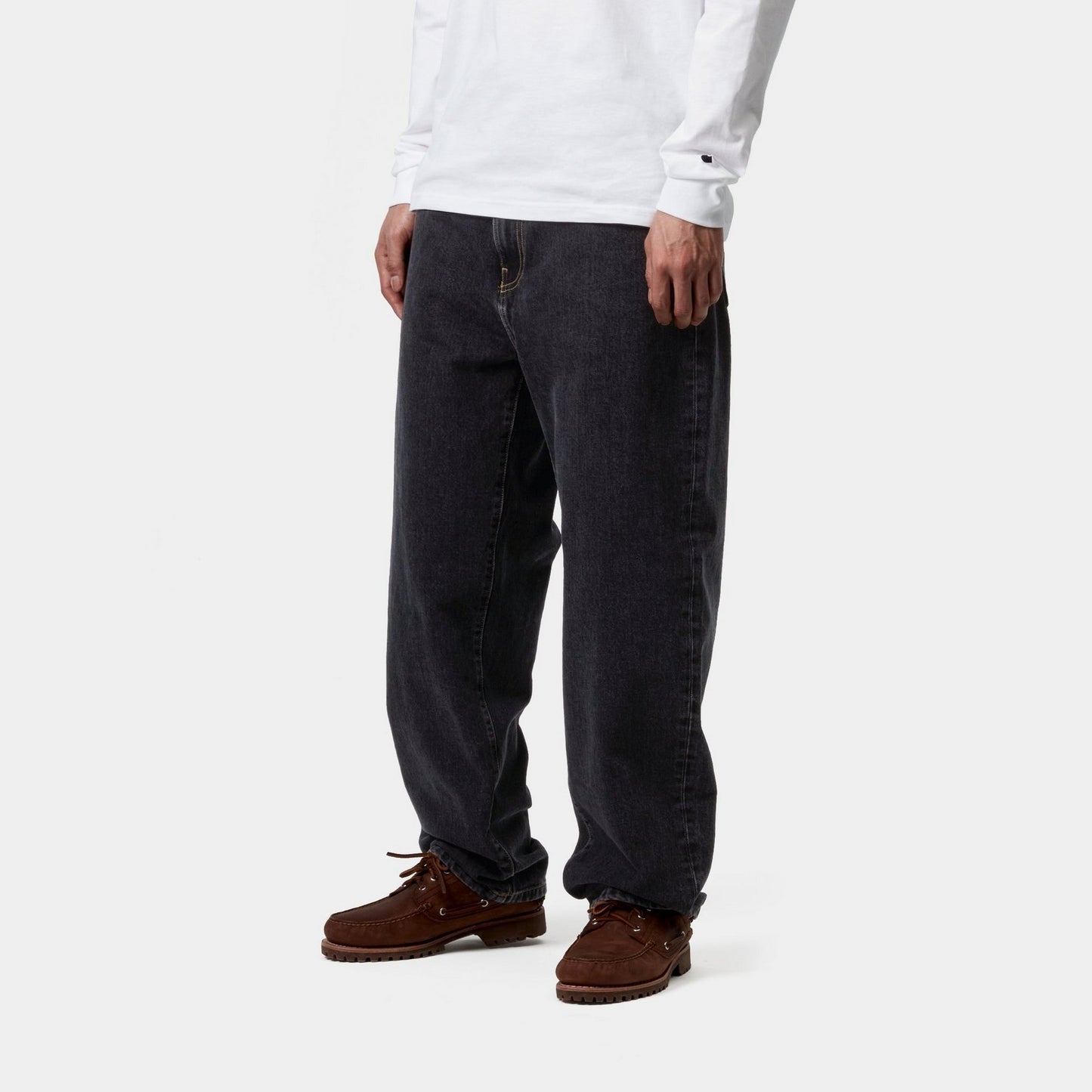Aaron Pant | Black (stone washed)