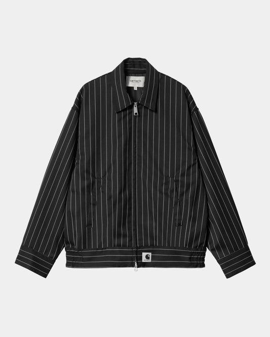 Women's Seaton Stripe Jacket | Black / Wax