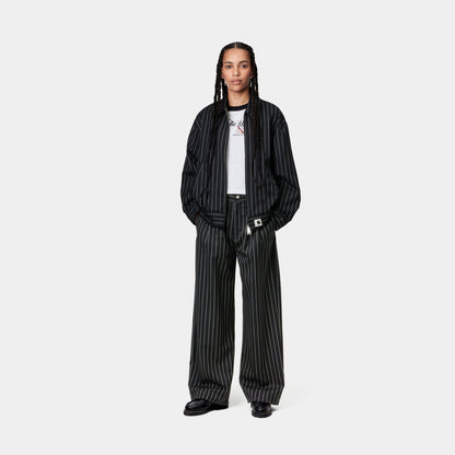 Women's Seaton Stripe Pant | Black / Wax