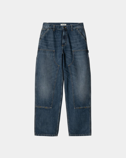 Women's Brandon Double Knee Pant | Blue (dark used wash)