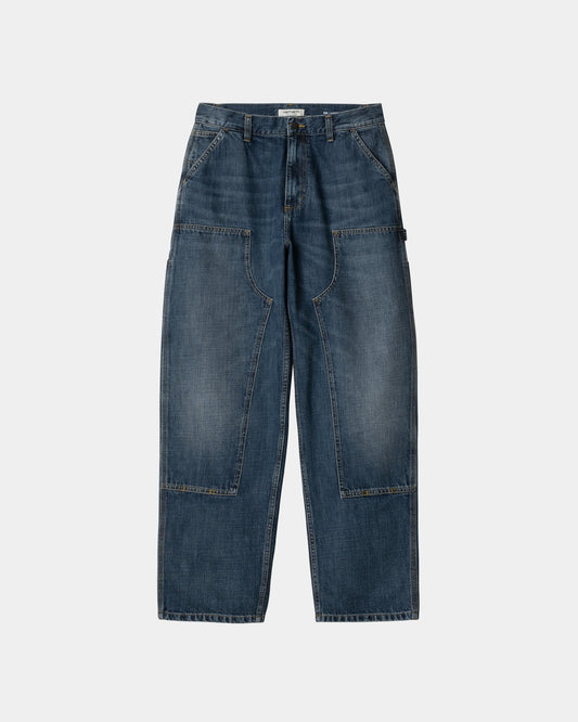 Women's Brandon Double Knee Pant | Blue (dark used wash)