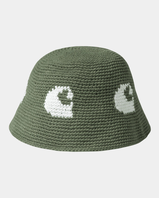 Cane Hat | Dollar Green / White