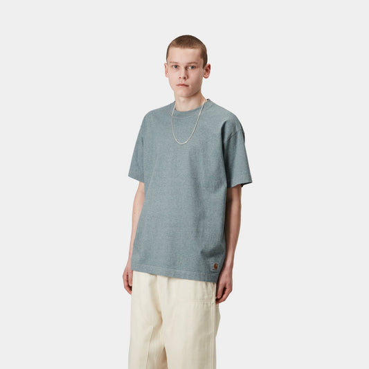 Caspian T-Shirt | Clay Blue Heather