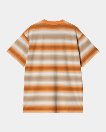 Dashner Stripe T-Shirt | Pumpkin