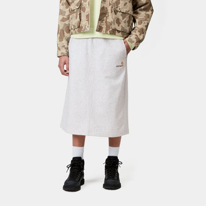 American Script Sweat Skirt | Ash Heather