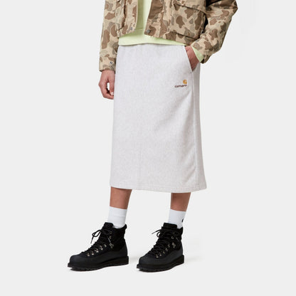American Script Sweat Skirt | Ash Heather