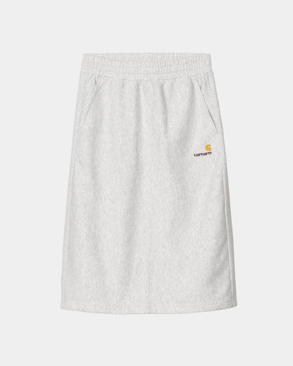 American Script Sweat Skirt | Ash Heather