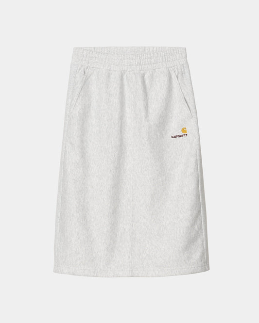 American Script Sweat Skirt | Ash Heather