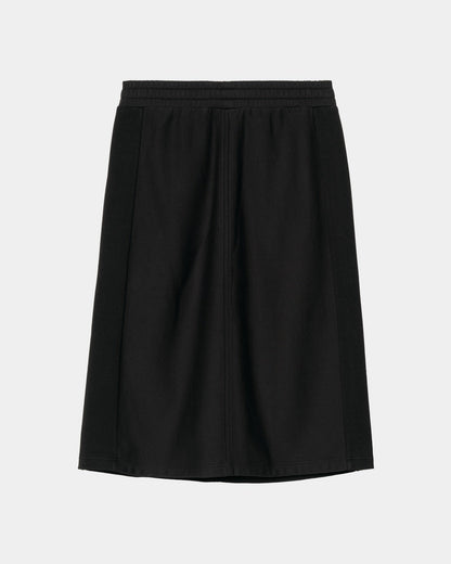 American Script Sweat Skirt | Black