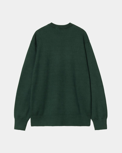 Library College Sweater | Conifer