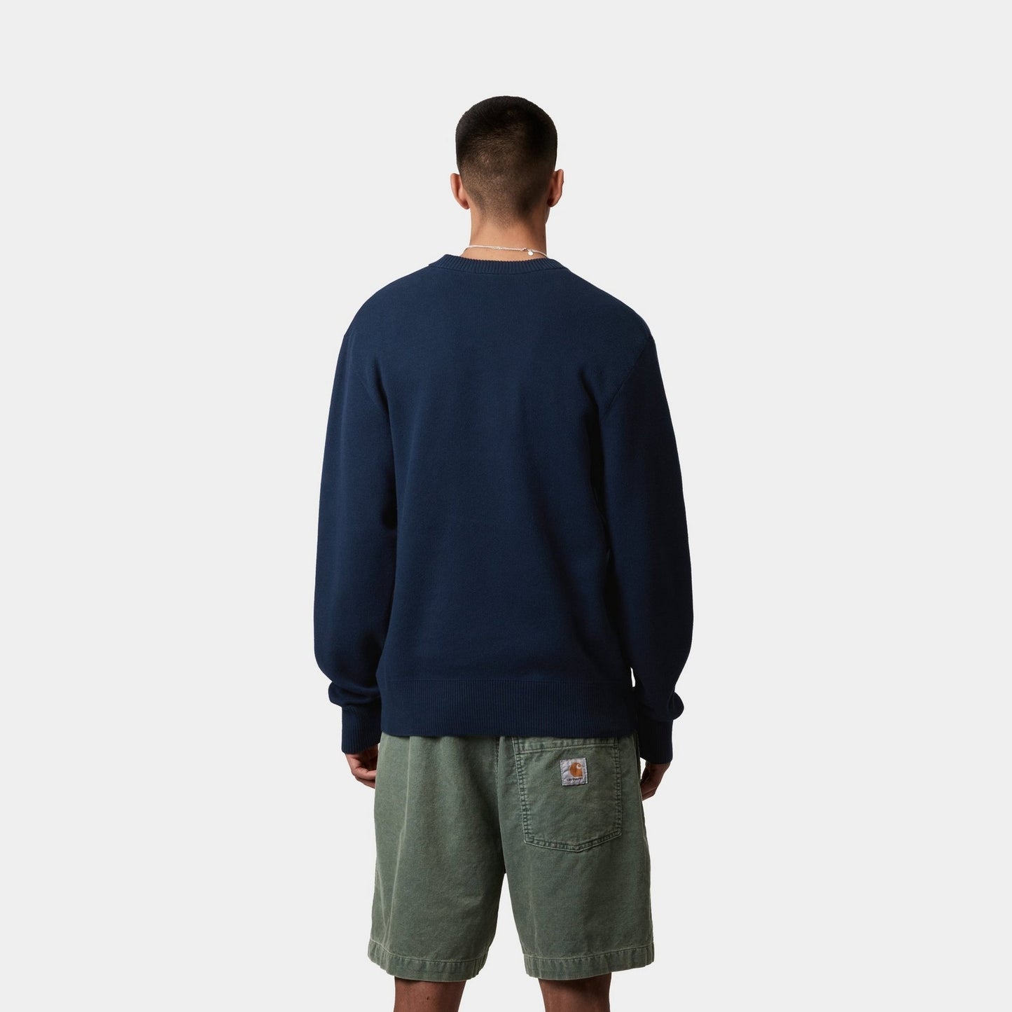 Library College Sweater | Ink