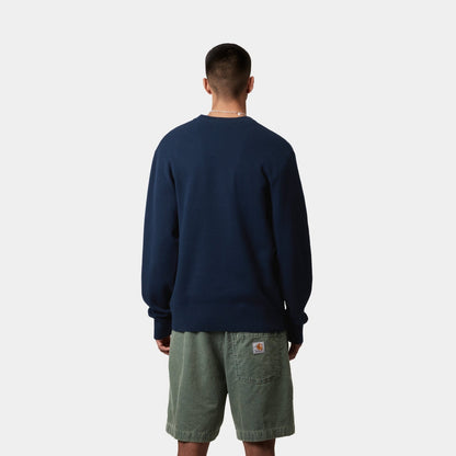 Library College Sweater | Ink